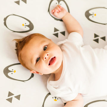 Penguin & Friends Fitted Crib Sheets